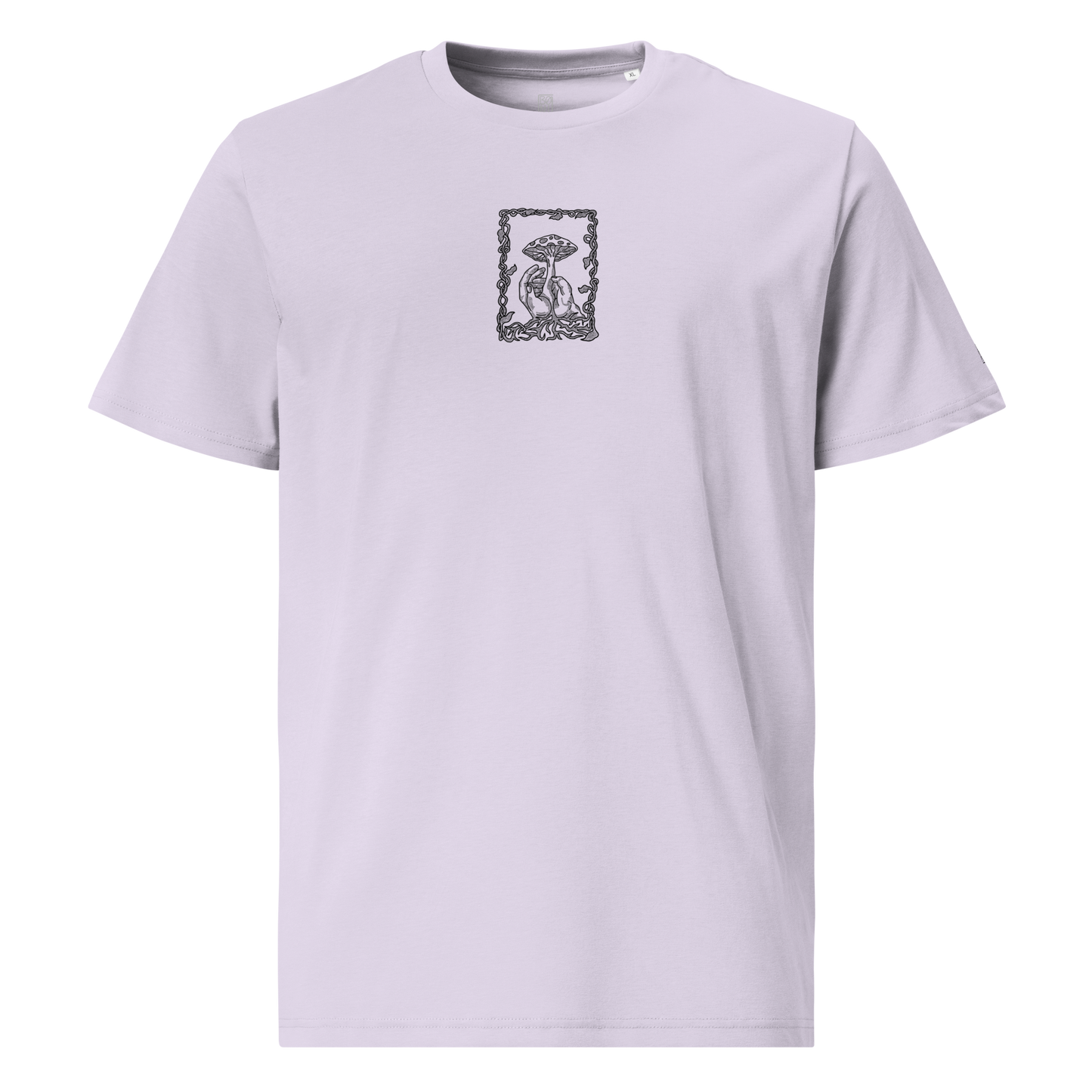 Karleth Mushroom Unisex T-Shirt - Lavender front print