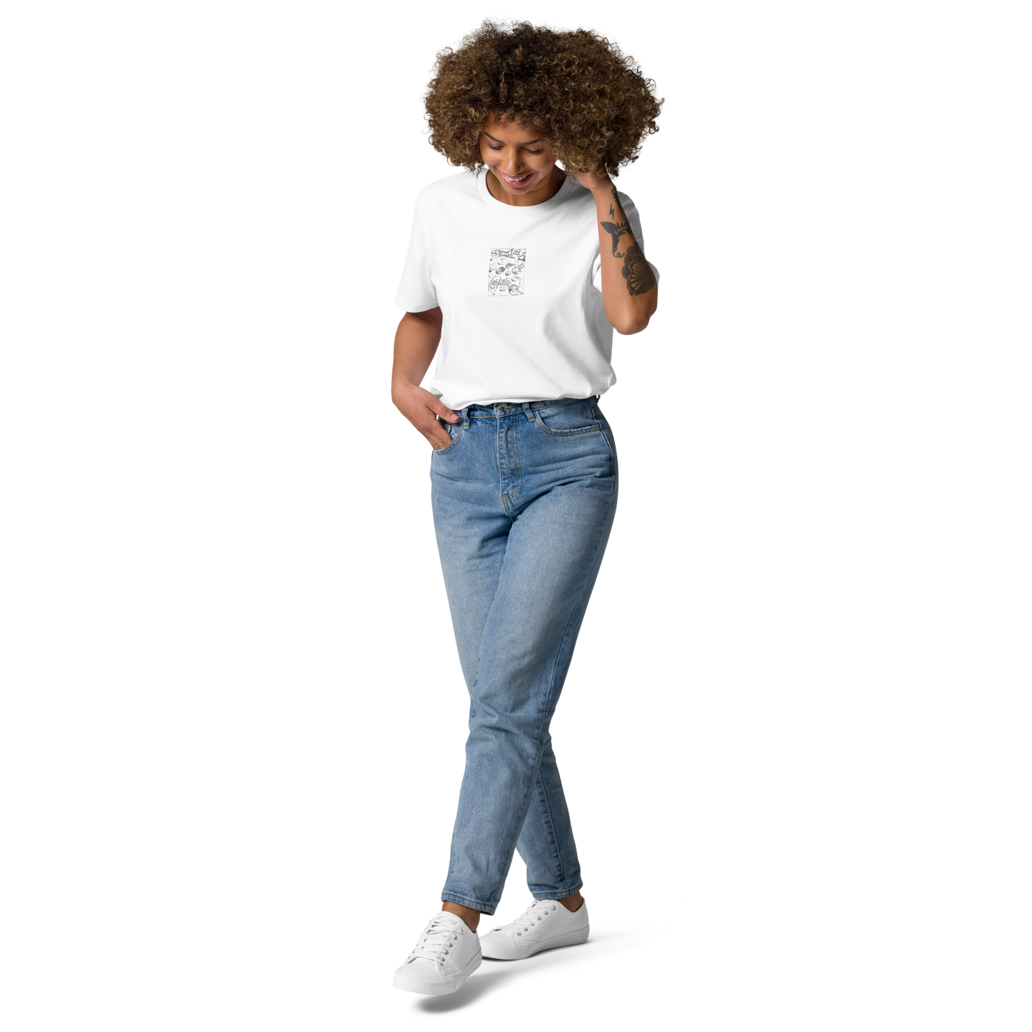 Karleth Dinner Unisex T-Shirt - White front print
