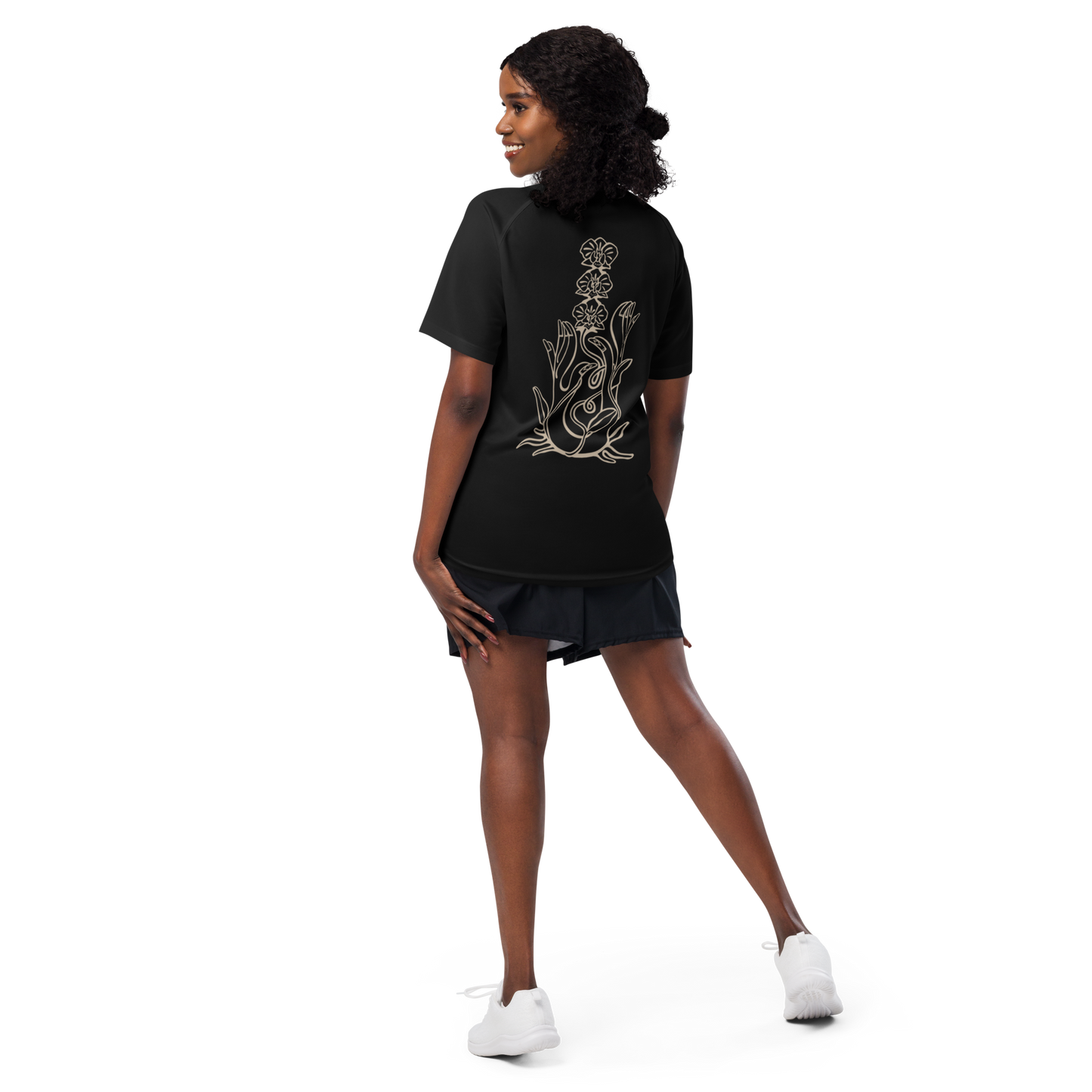 Sports t-shirt Unisex - Orchid Black