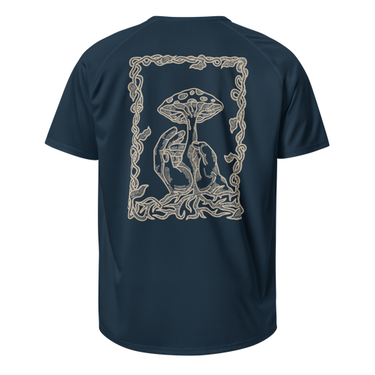 Sports t-shirt Unisex - Mushroom Navy