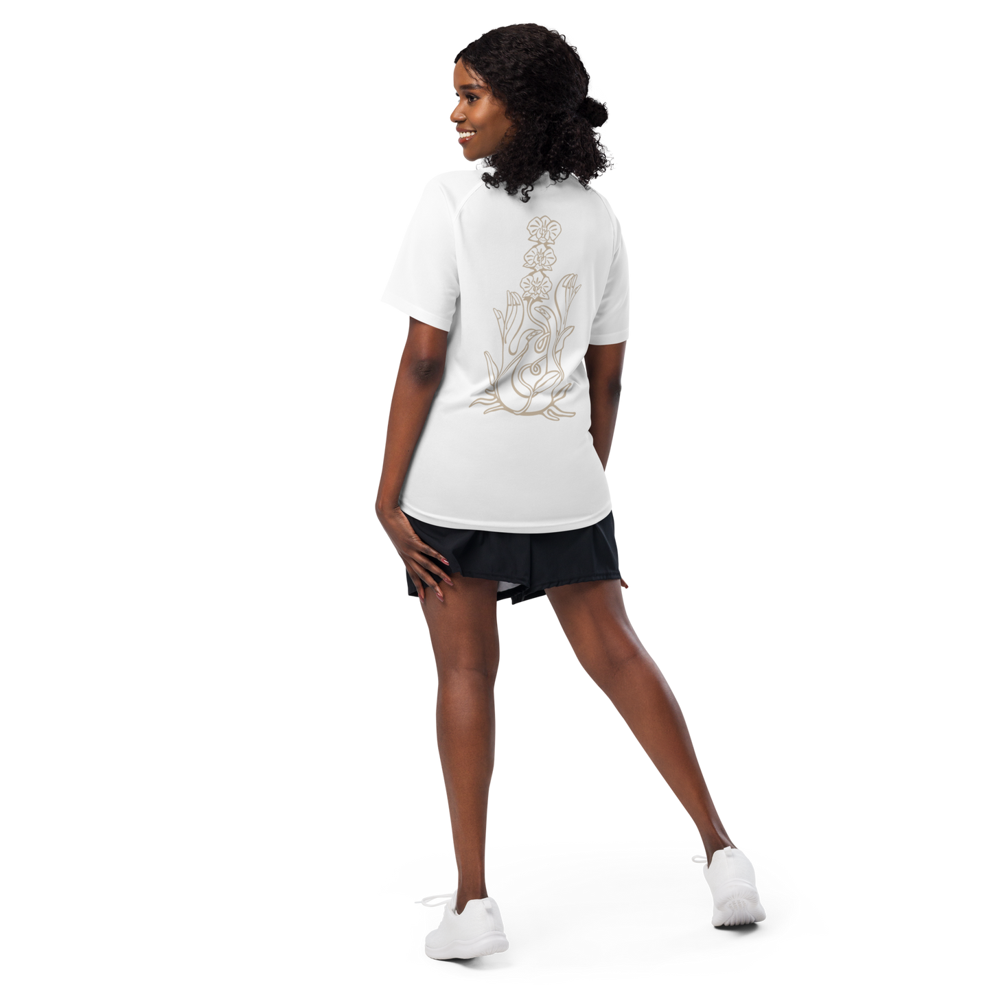 Sports t-shirt Unisex - Orchid White