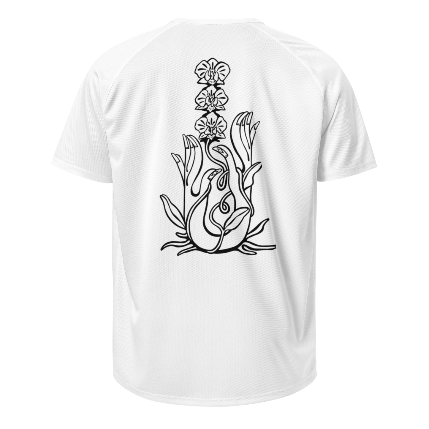 Sports t-shirt Unisex - Orchid White/Black