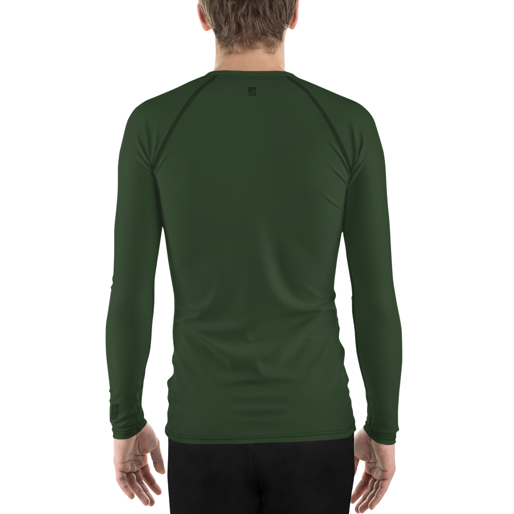 Men's Rashie - Mushroom Dark Green