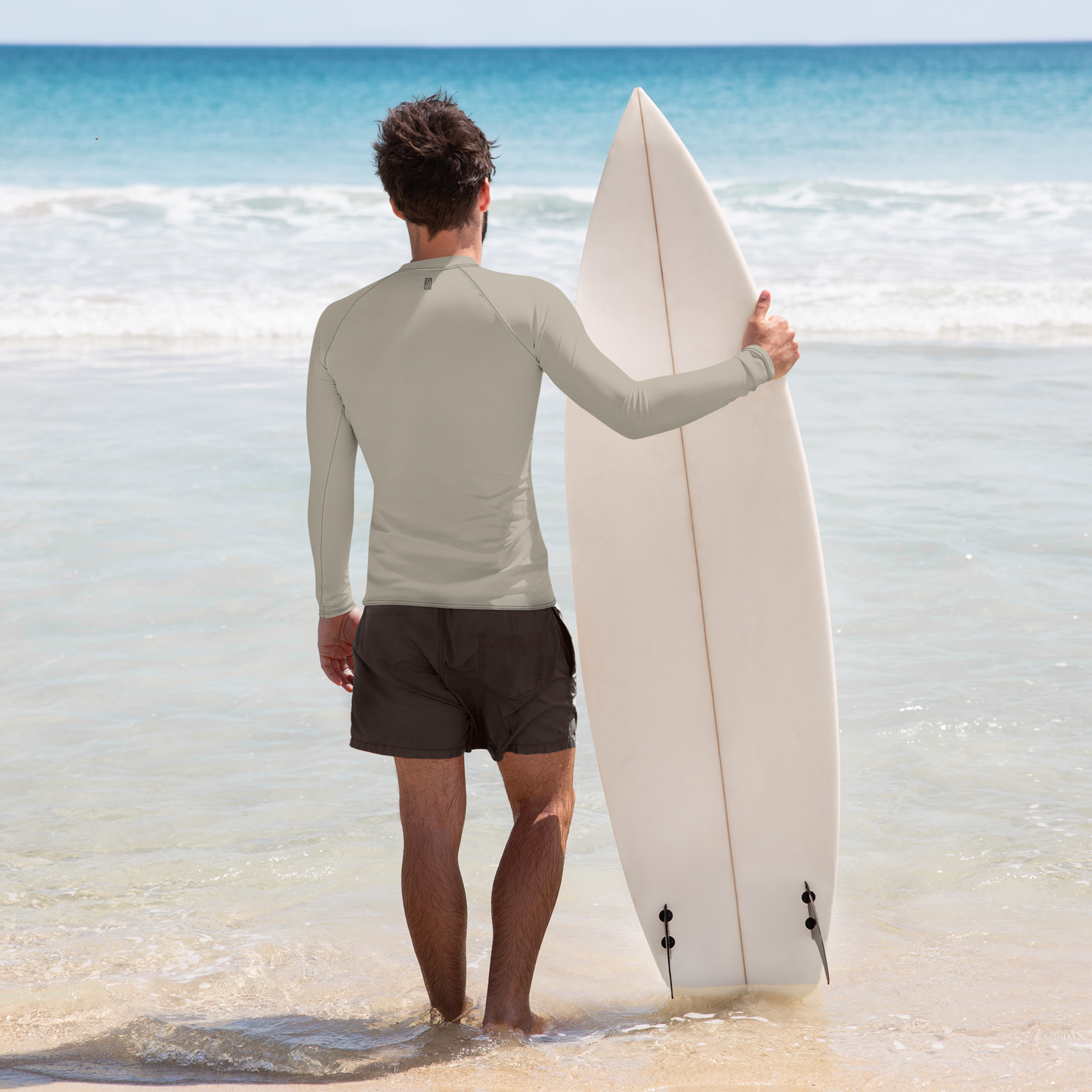 Men's Rashie - Mushroom Sand