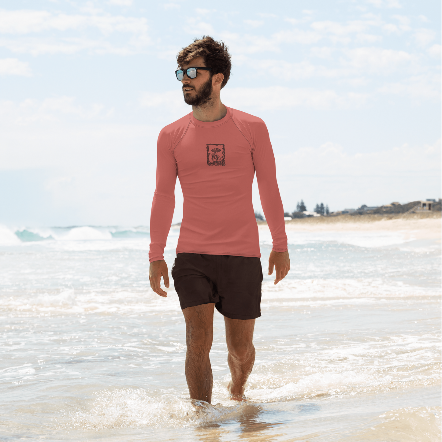 Men's Rashie - Mushroom Morocco