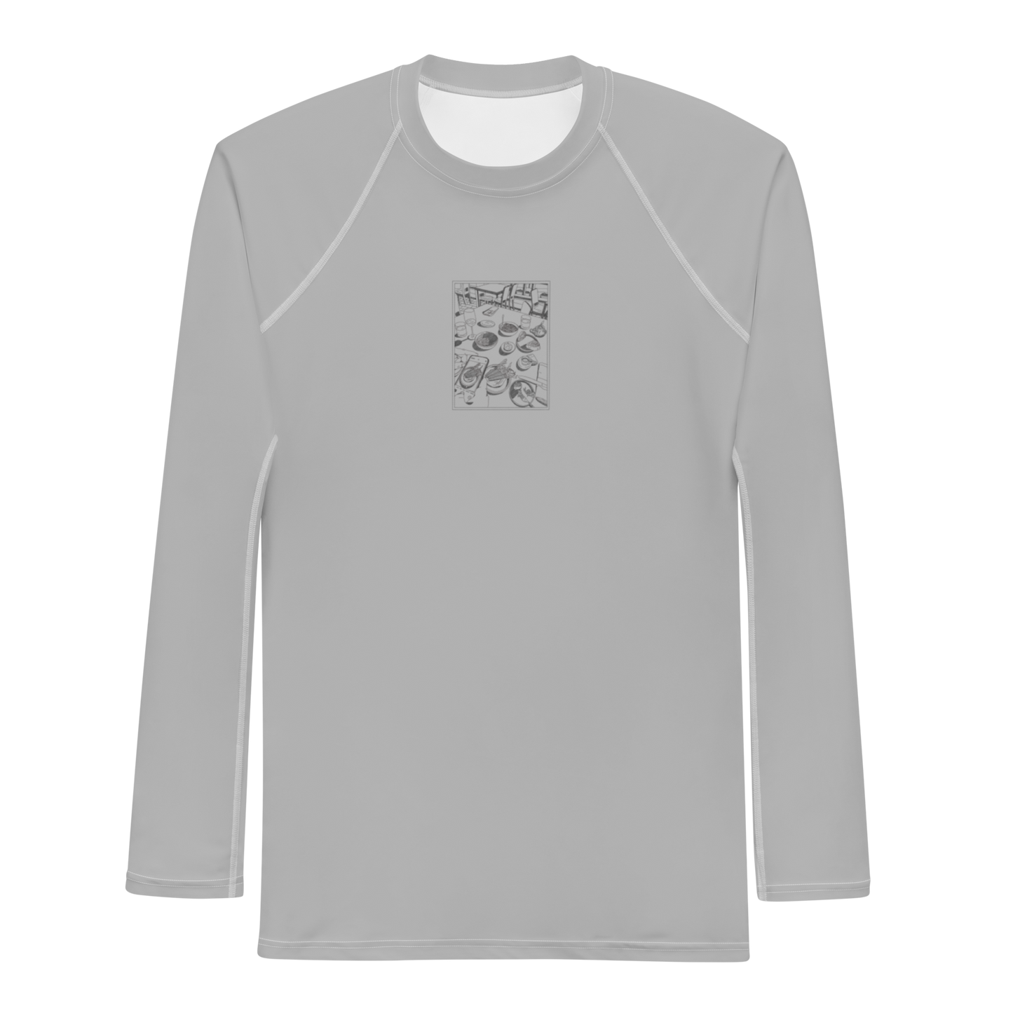 Men's Rashie - Dinner Grey
