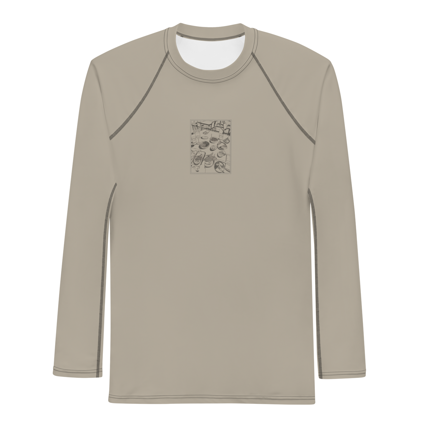 Men's Rashie - Dinner Sand