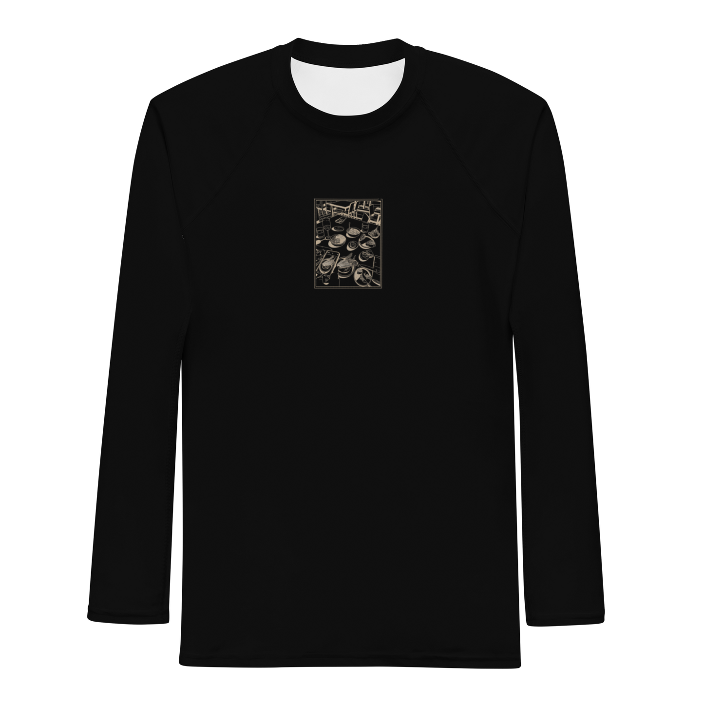 Men's Rashie - Dinner Black