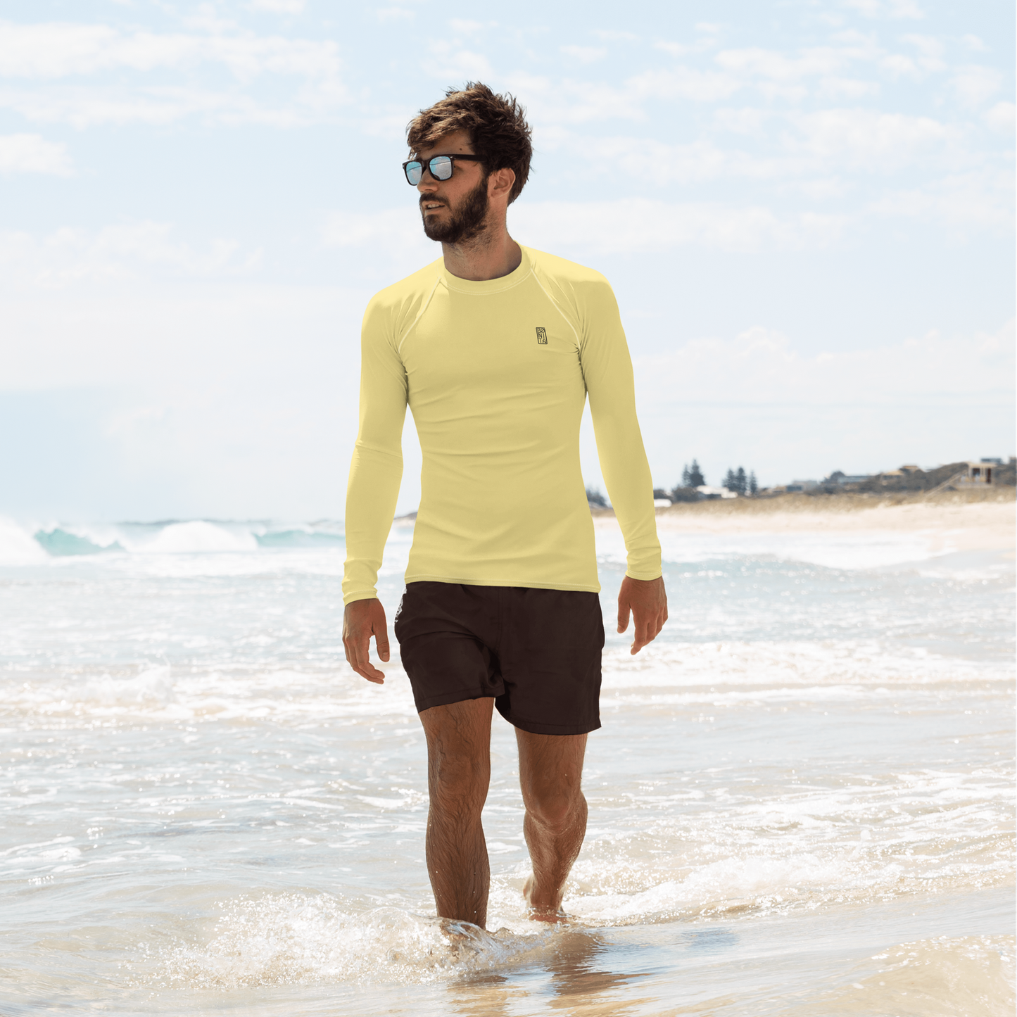 Men's Rashie - Bønita Yellow