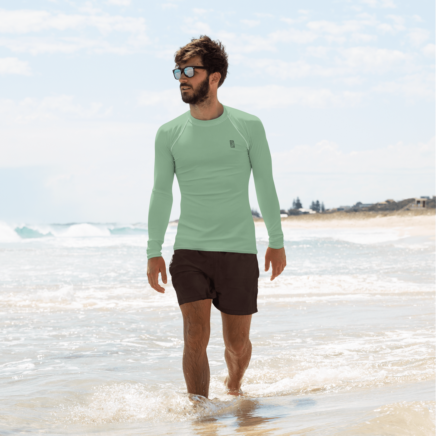 Men's Rashie - Bønita Light Green