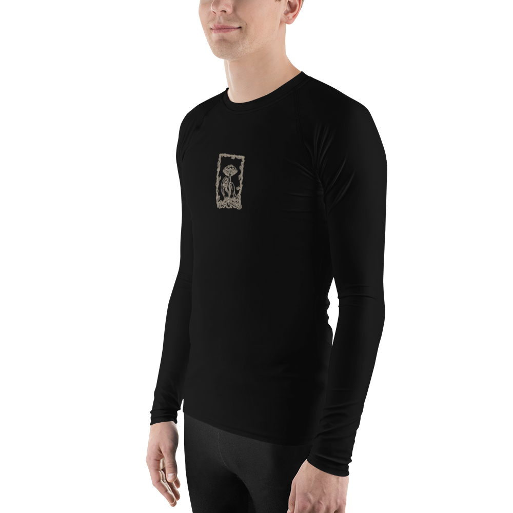 Men's Rashie - Mushroom Black