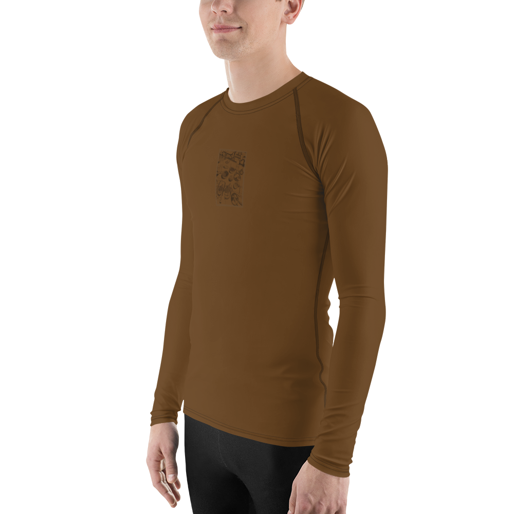 Men's Rashie - Dinner Brown