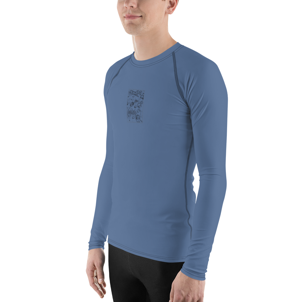 Men's Rashie - Dinner Dust Blue
