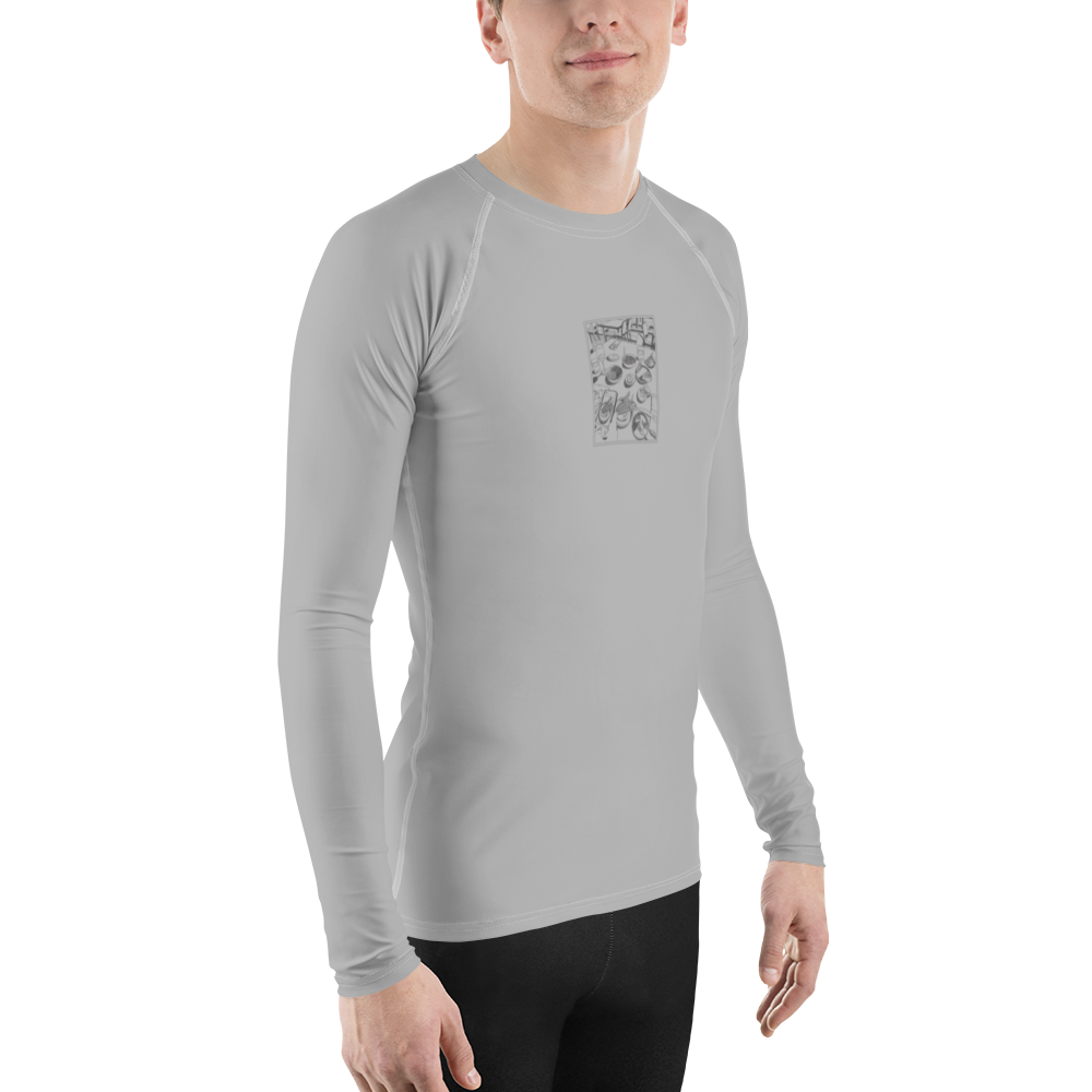 Men's Rashie - Dinner Grey