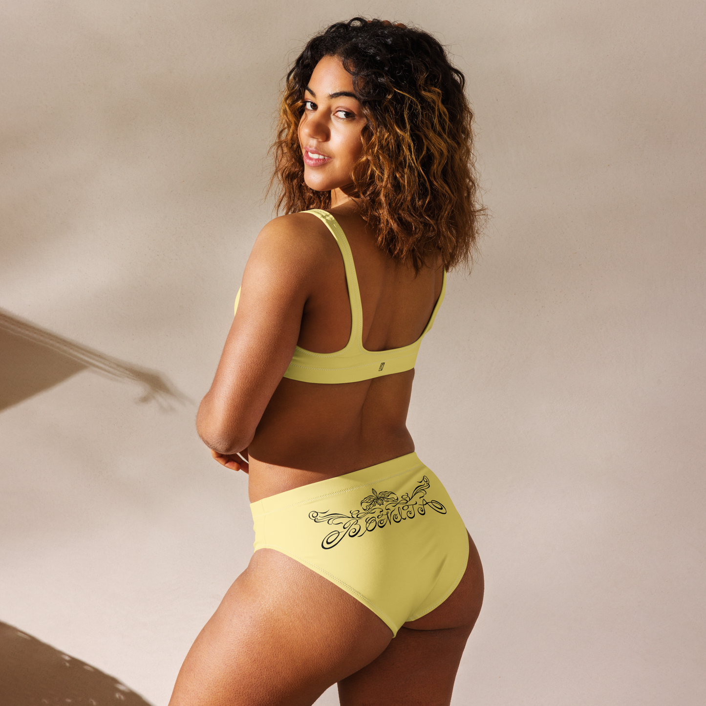 Karleth high-waisted bikini - Yellow