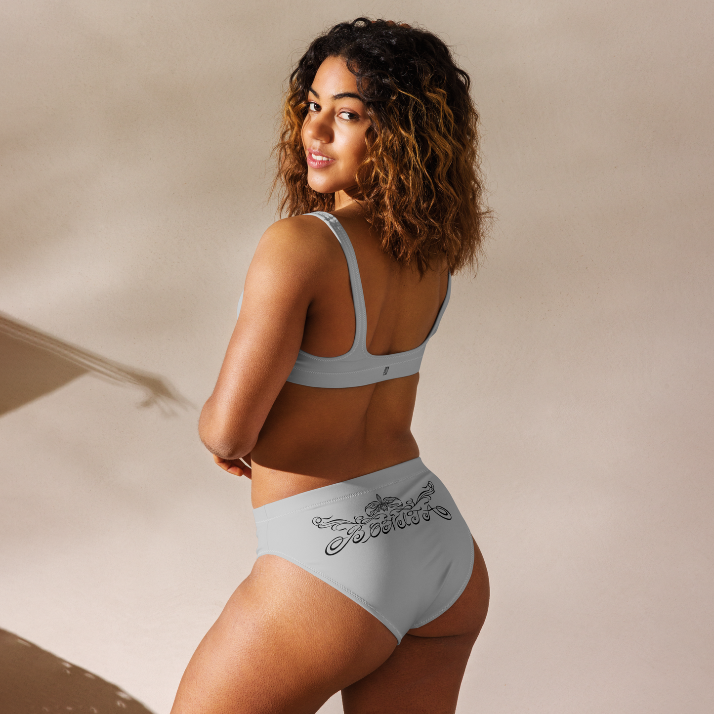 Karleth high-waisted bikini - Grey