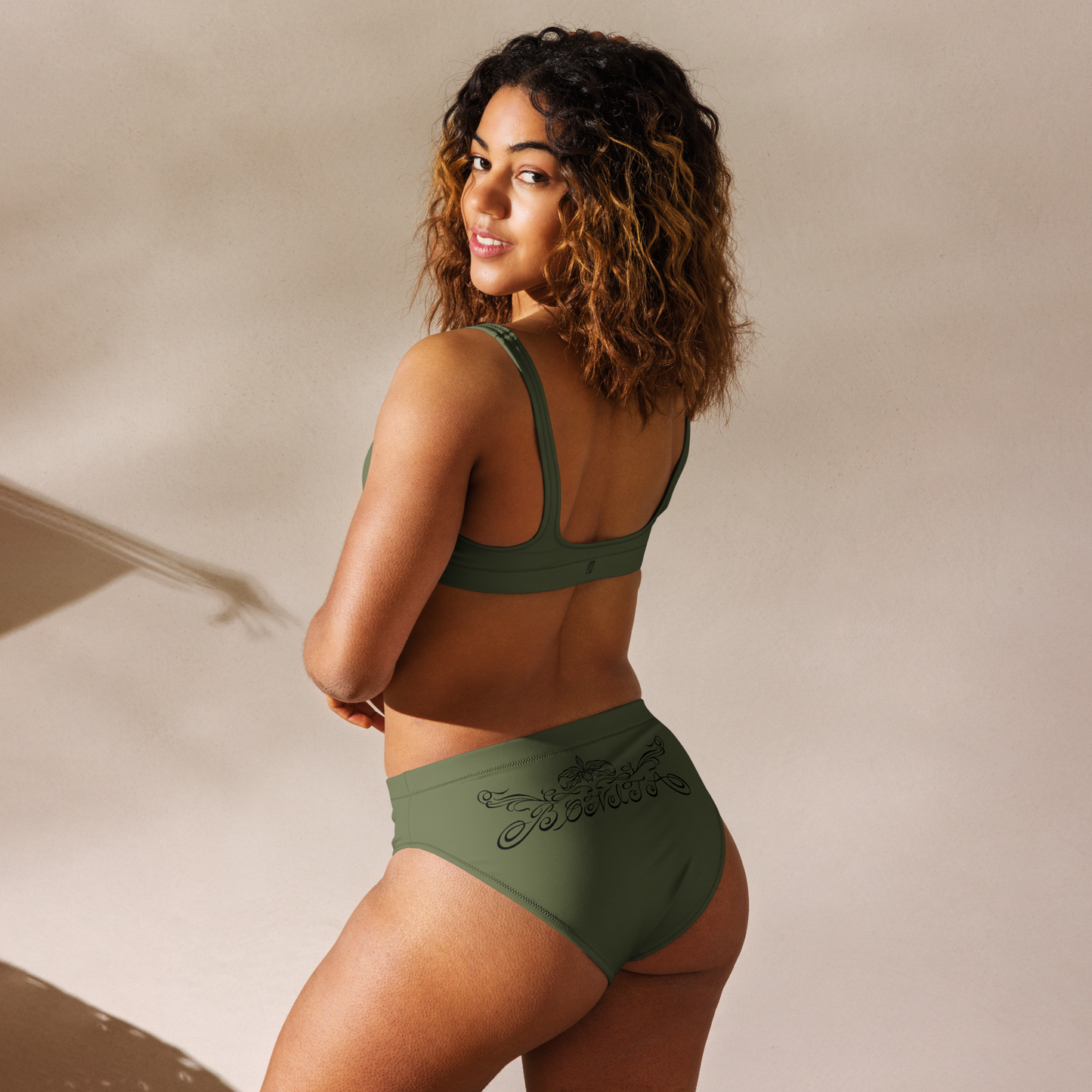 Karleth high-waisted bikini - Green