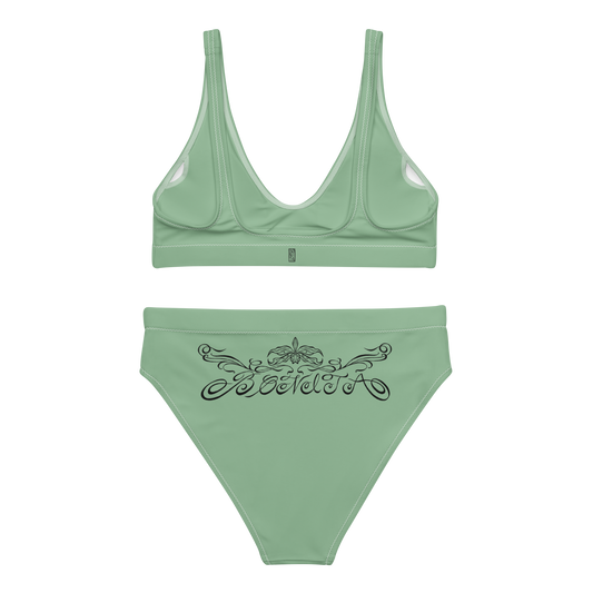 Karleth high-waisted bikini - Light Green