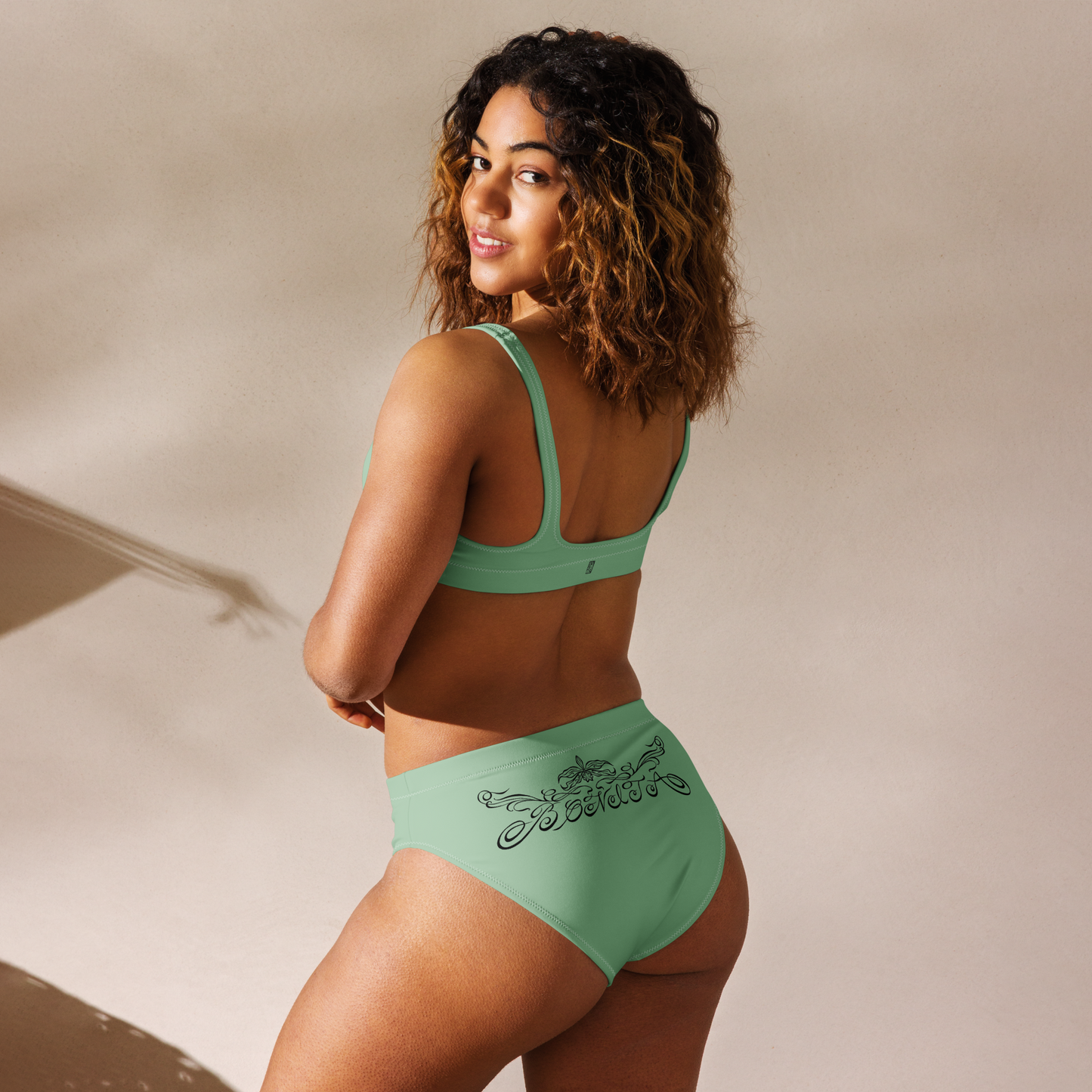 Karleth high-waisted bikini - Light Green