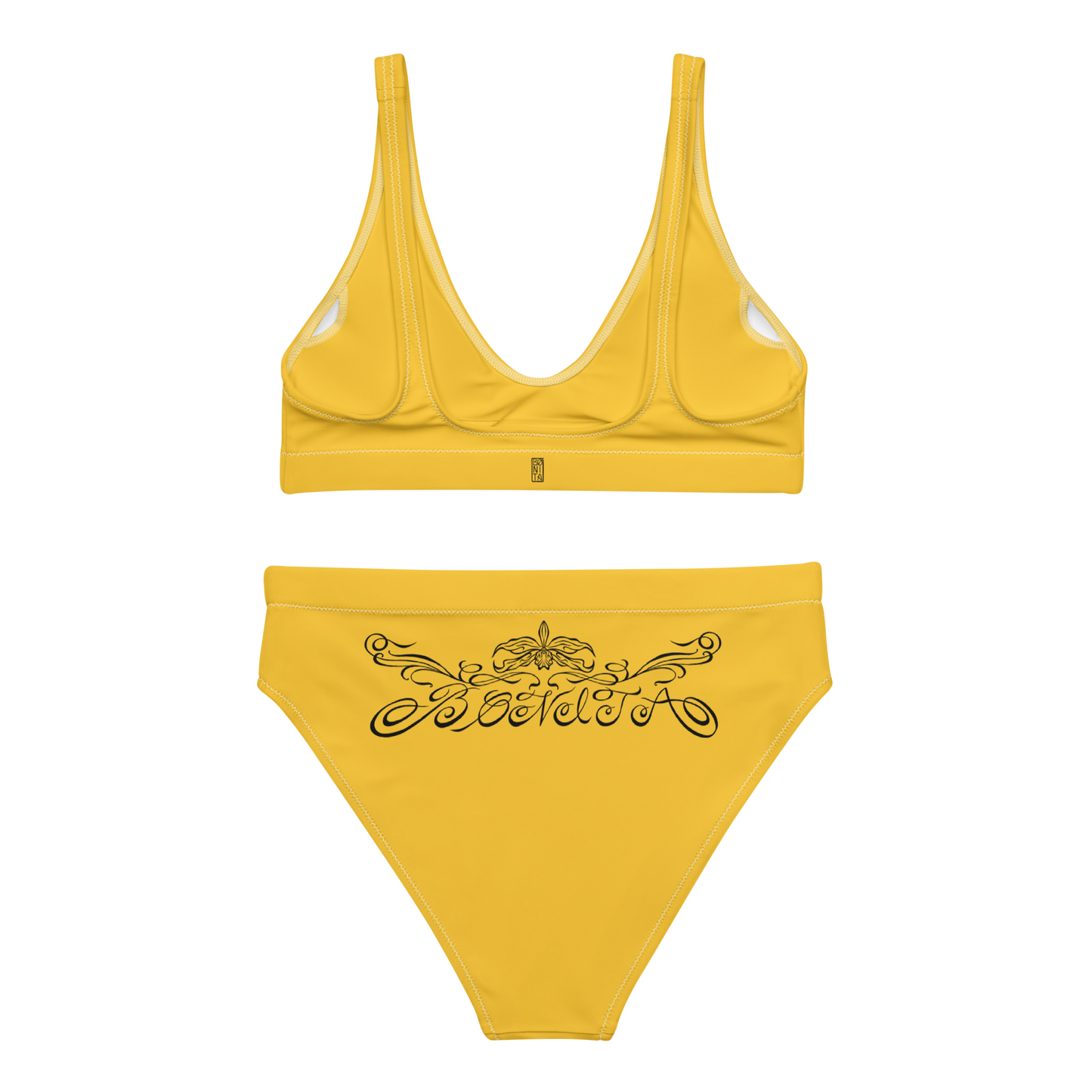 Karleth high-waisted bikini - Sunflower