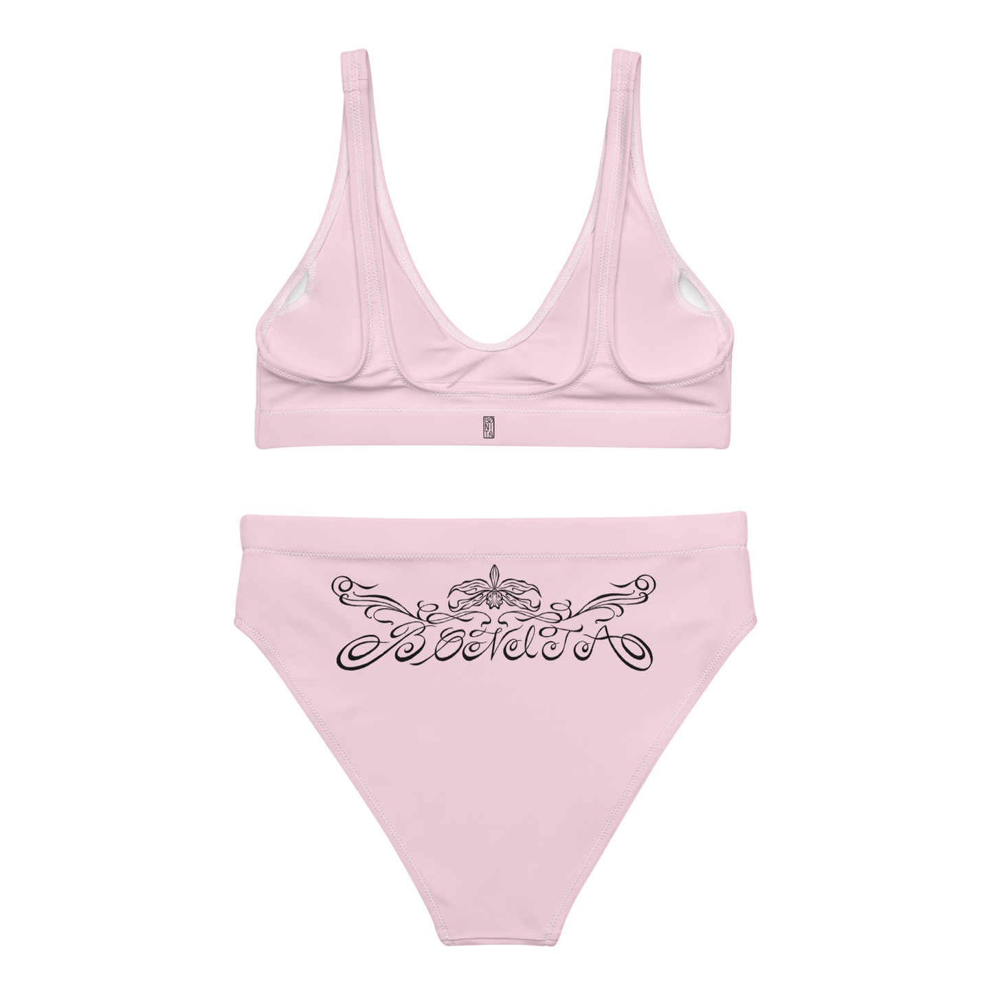 Karleth high-waisted bikini - Light Pink