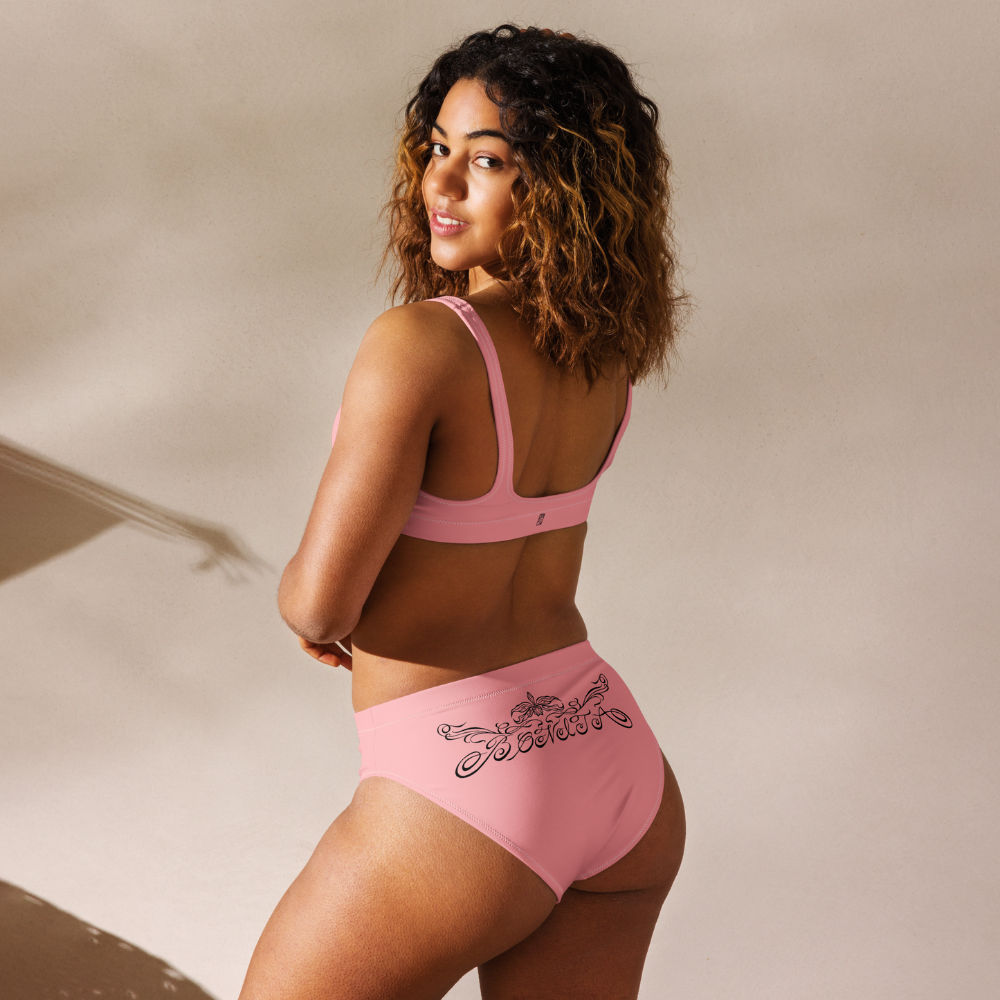 Karleth high-waisted bikini - Pinkish