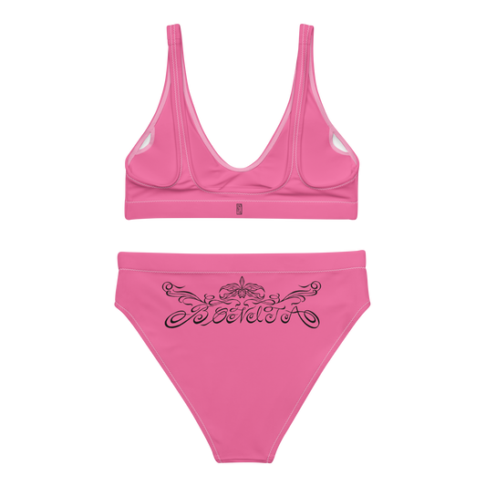 Karleth high-waisted bikini - Full Pink