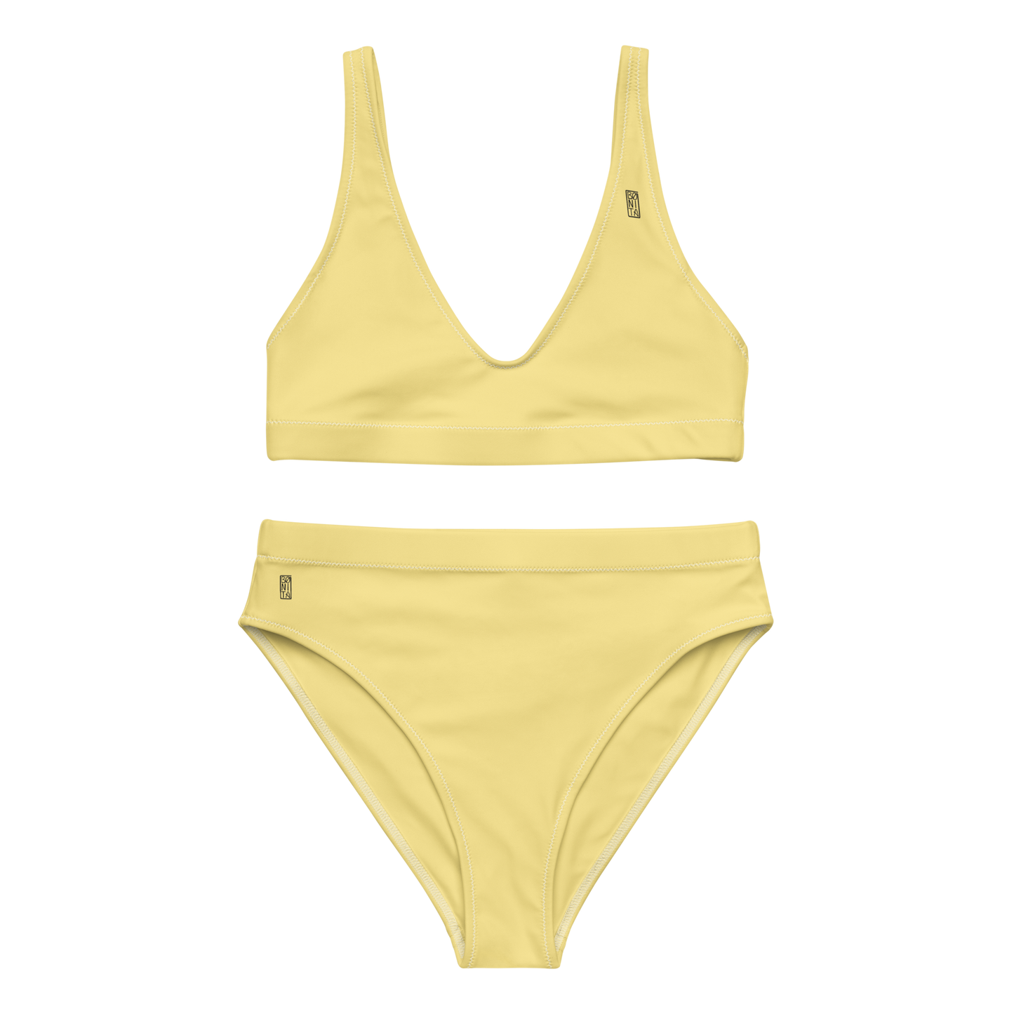 Karleth high-waisted bikini - Yellow