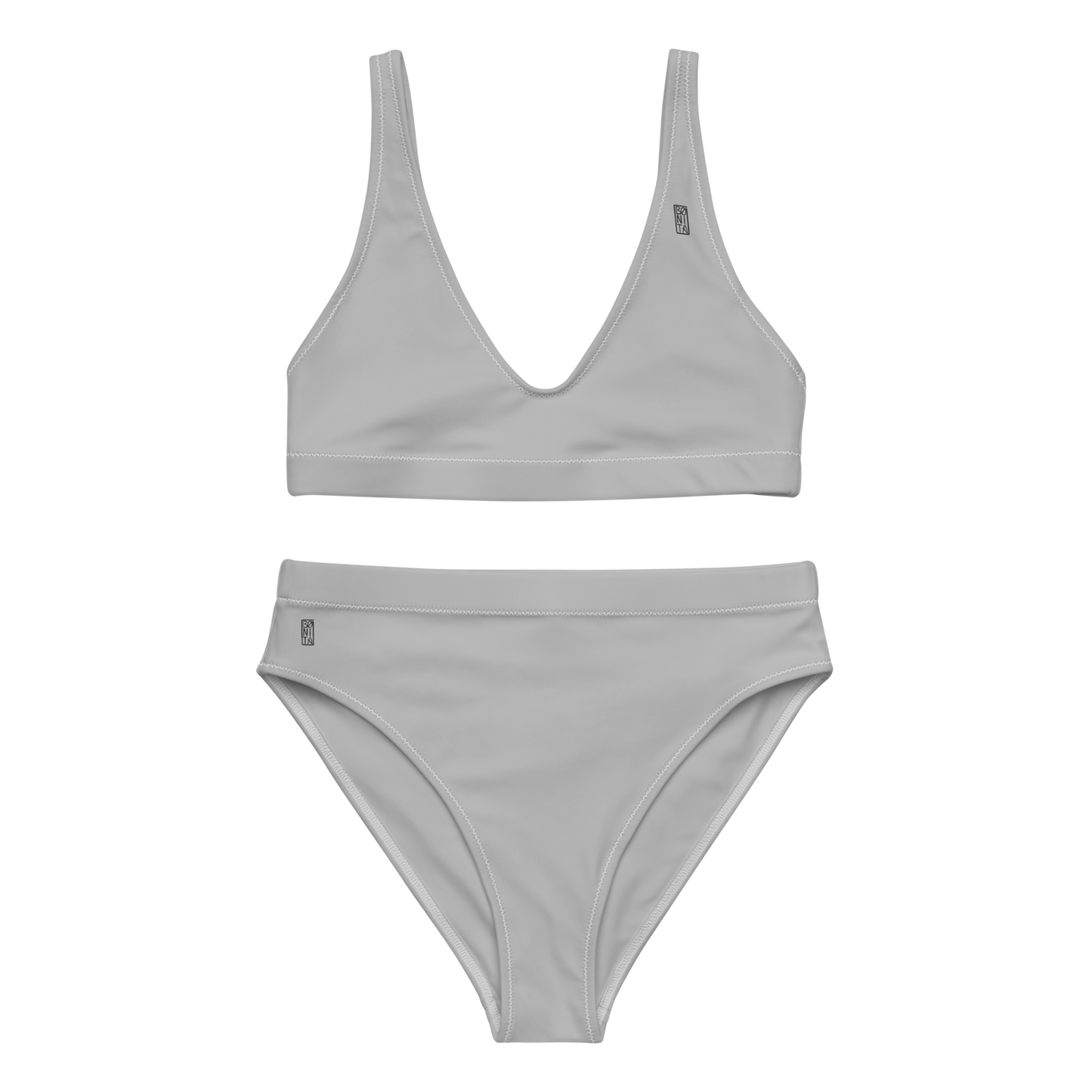 Karleth high-waisted bikini - Grey