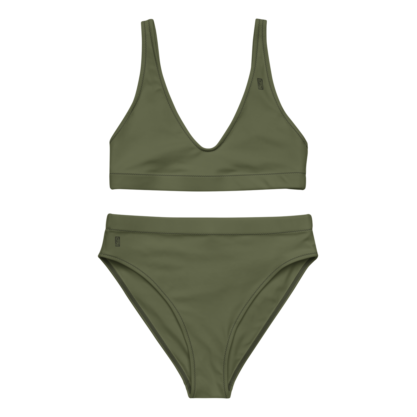 Karleth high-waisted bikini - Green