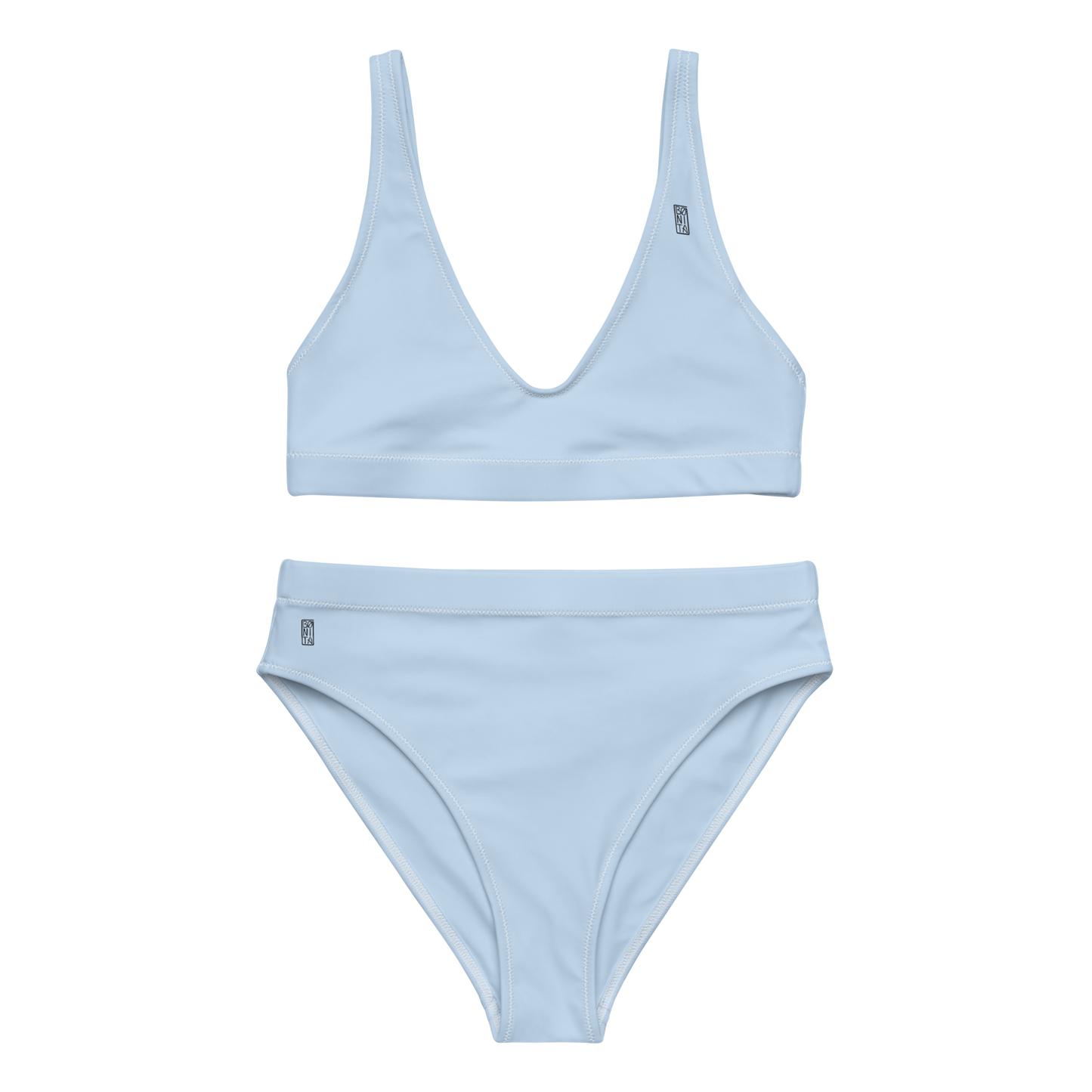 Karleth high-waisted bikini - Light Blue