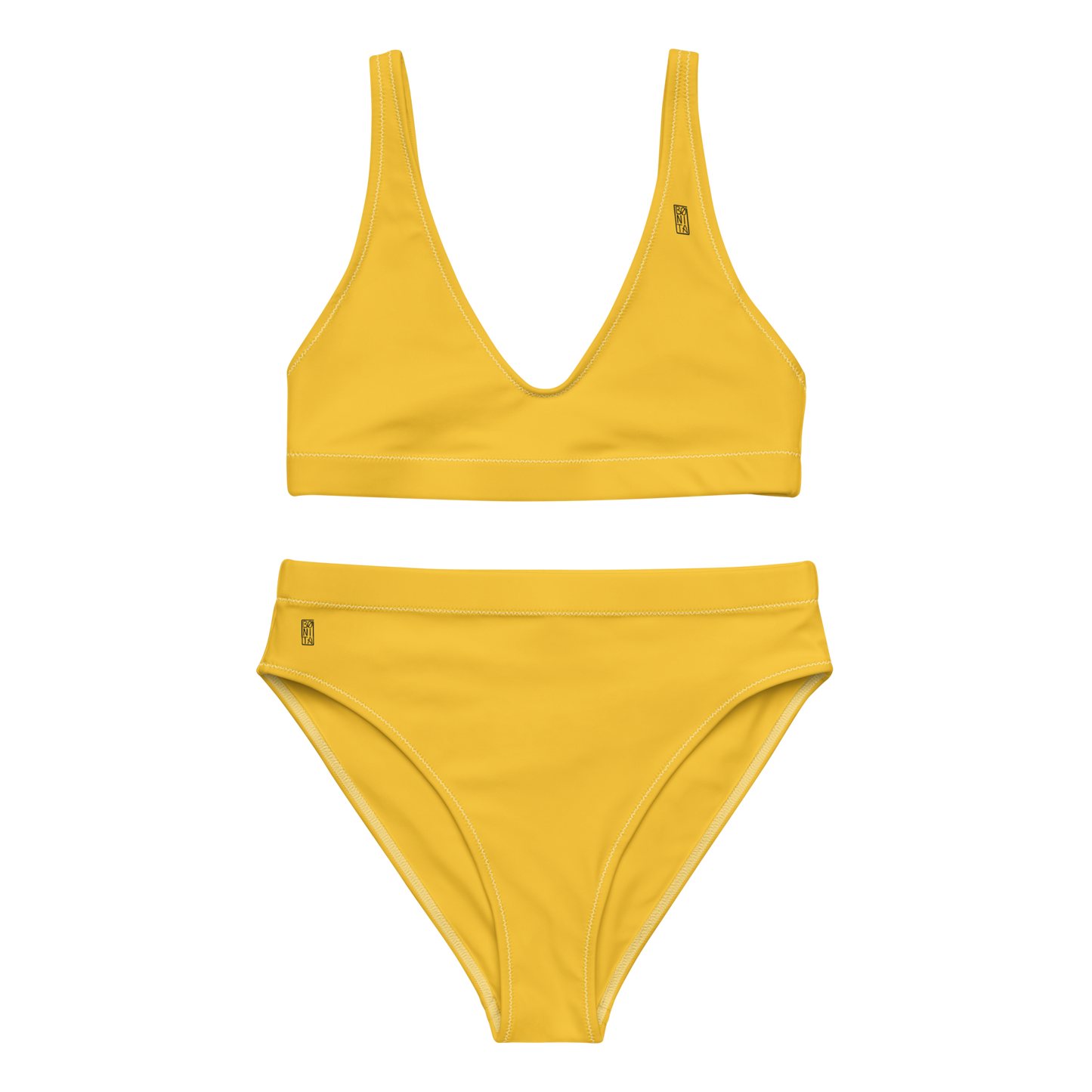 Karleth high-waisted bikini - Sunflower