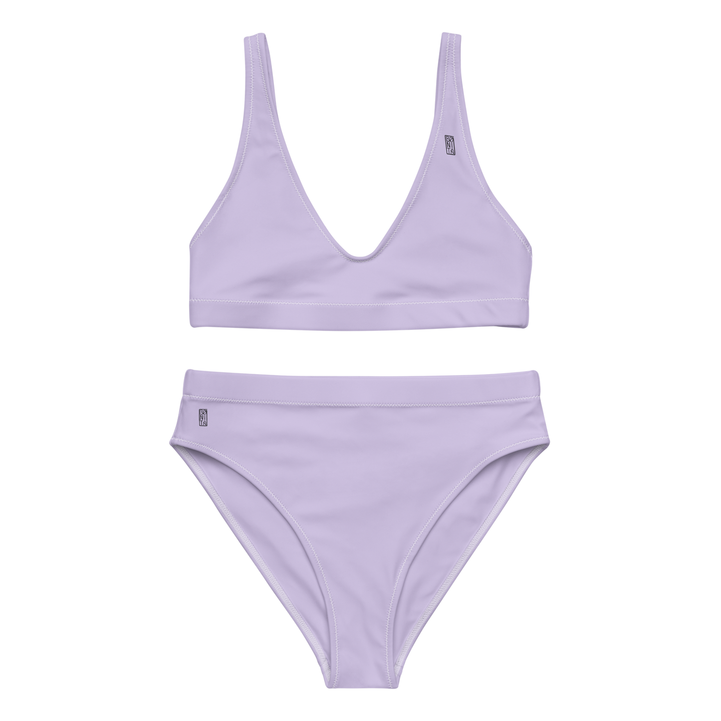 Karleth high-waisted bikini - Lavender