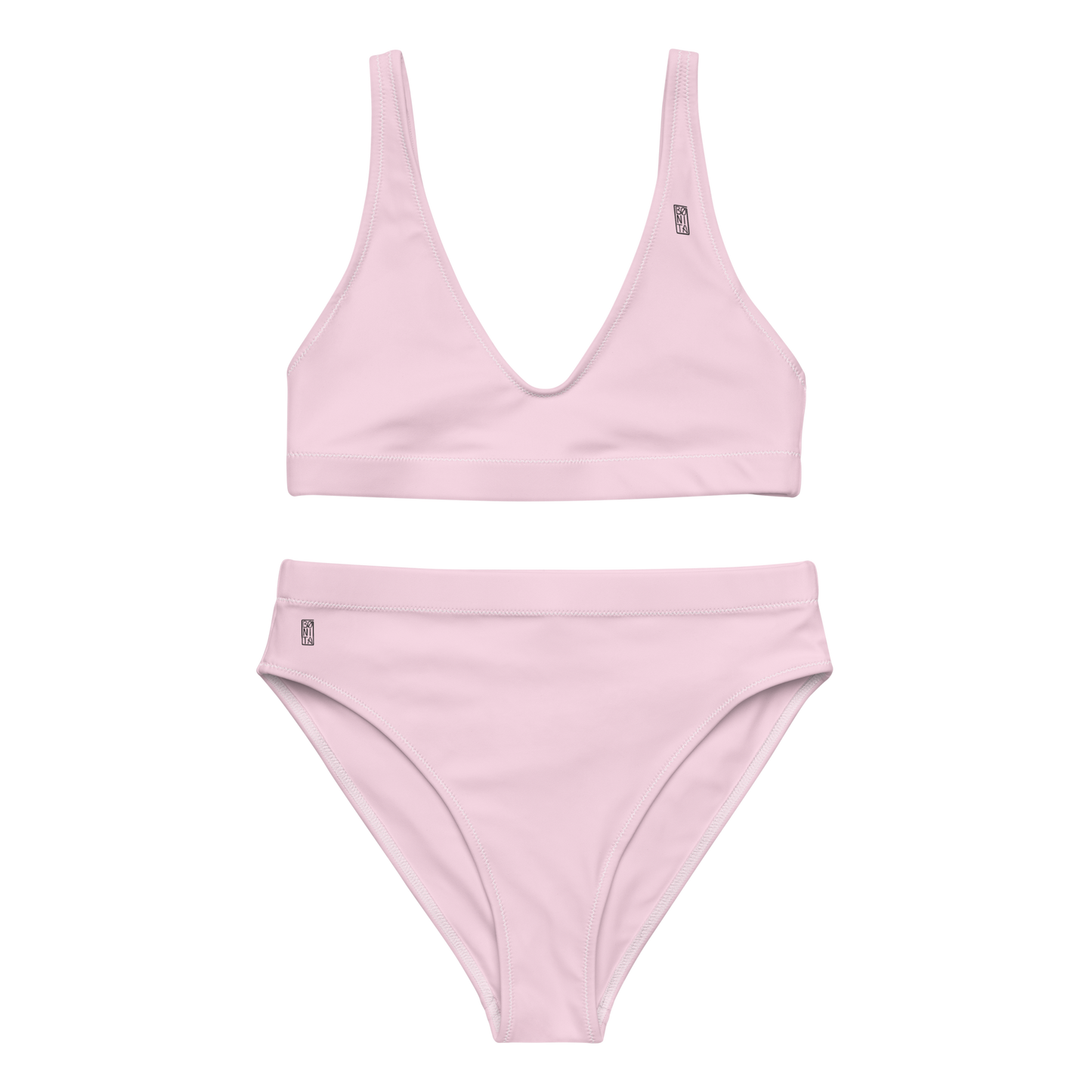 Karleth high-waisted bikini - Light Pink