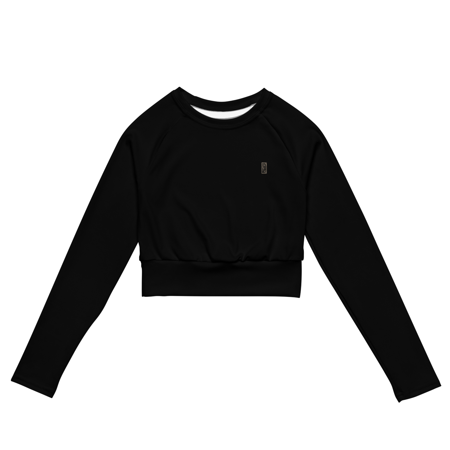 Cropped Rashguard Dinner - Black