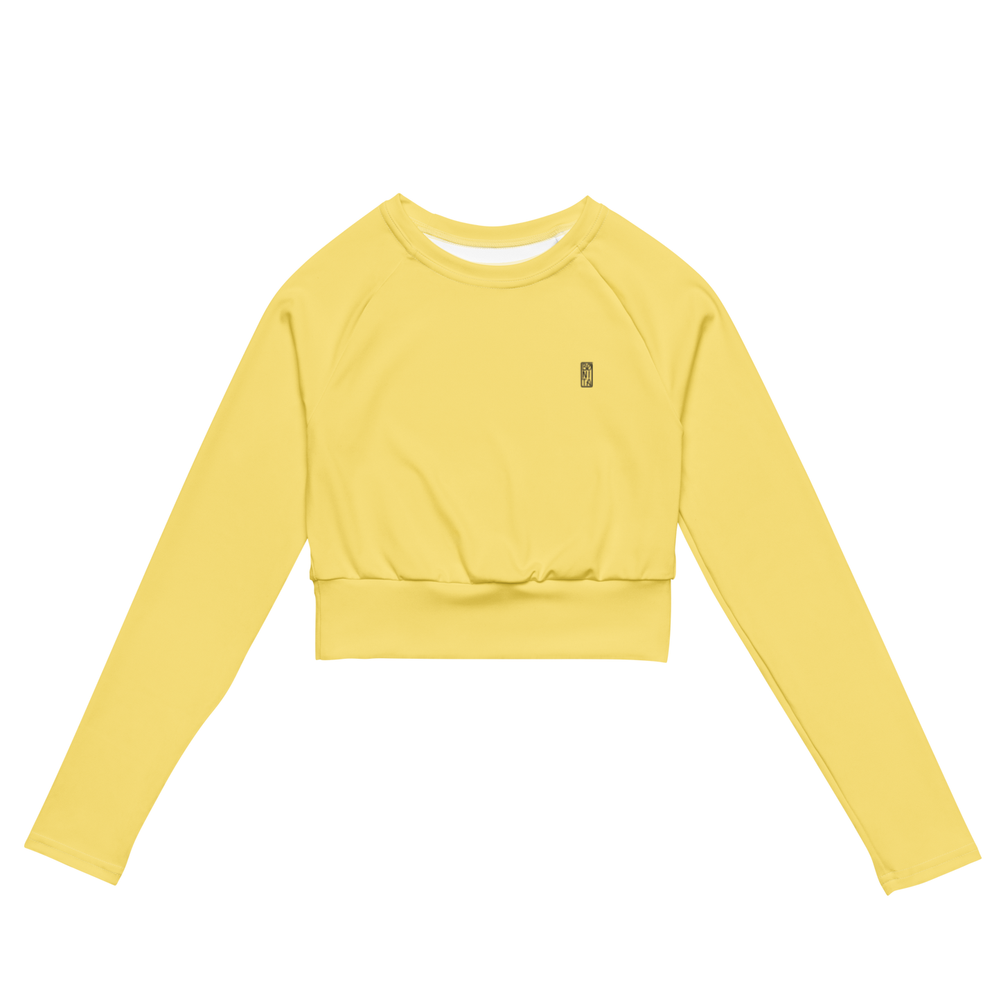 Cropped Rashguard Dinner - Yellow