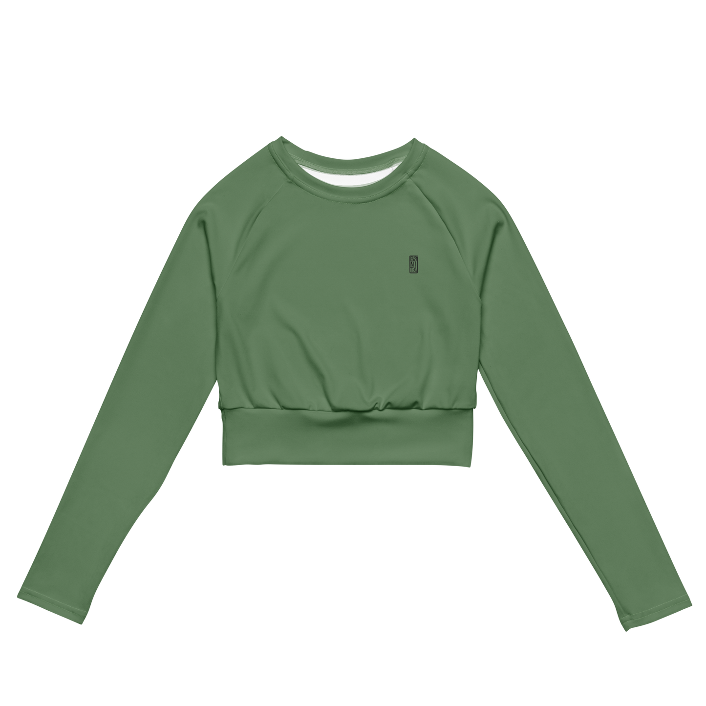 Cropped Rashguard Dinner - Dust Green