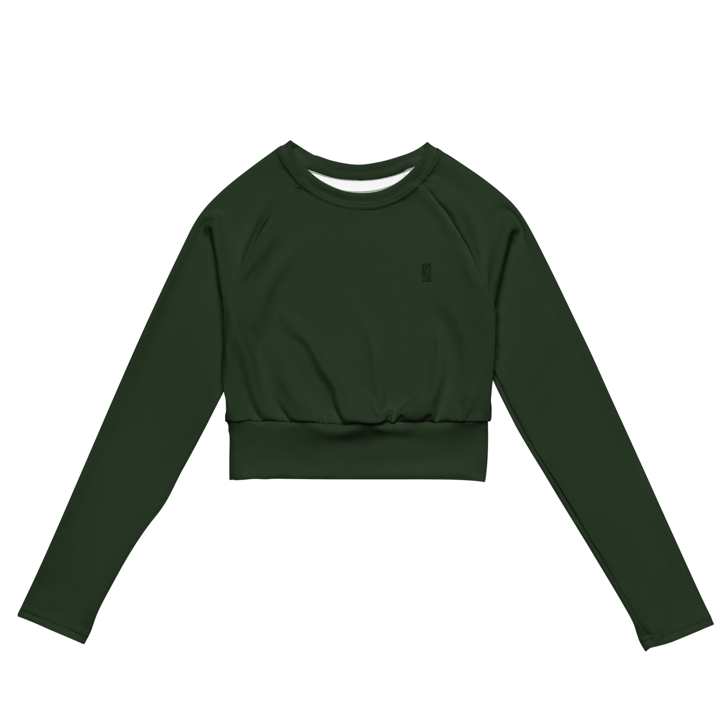 Cropped Rashguard Dinner - Dark Green