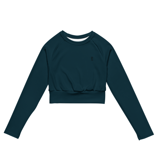 Cropped Rashguard Bønita - Sea Blue