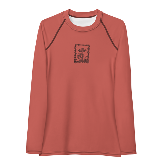 Women's Rashie - Mushroom Morocco