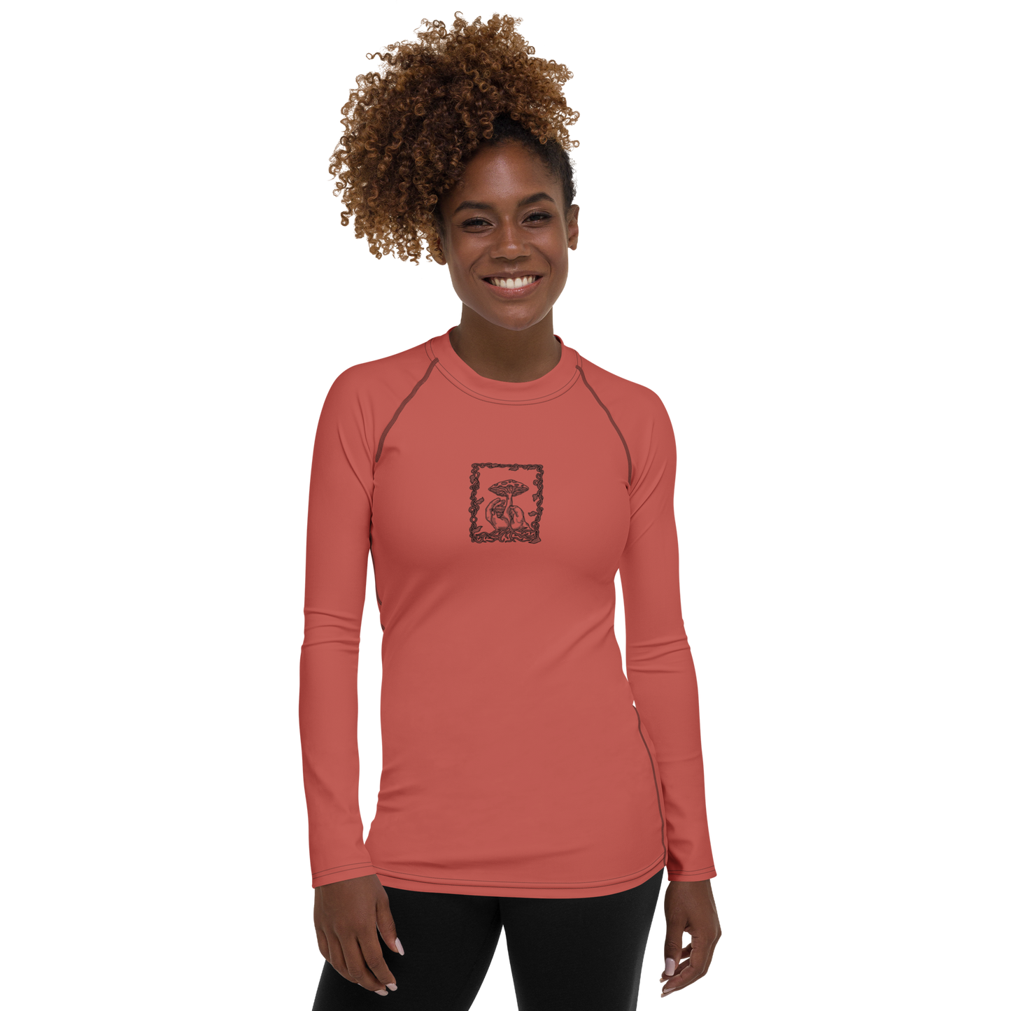 Women's Rashie - Mushroom Morocco