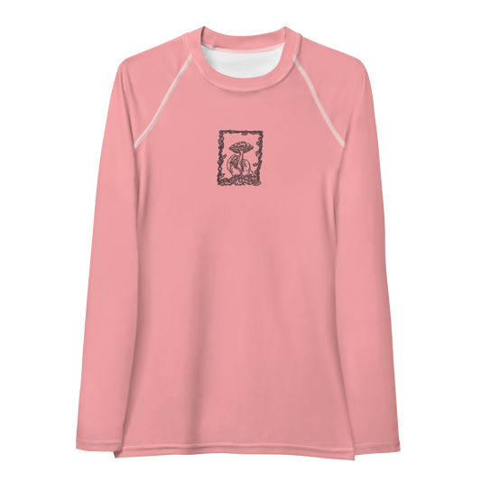 Women's Rashie - Mushroom Pinkish