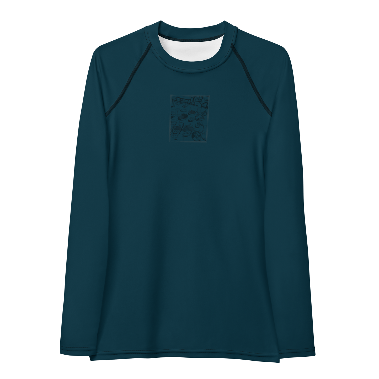 Women's Rashie - Dinner Sea Blue