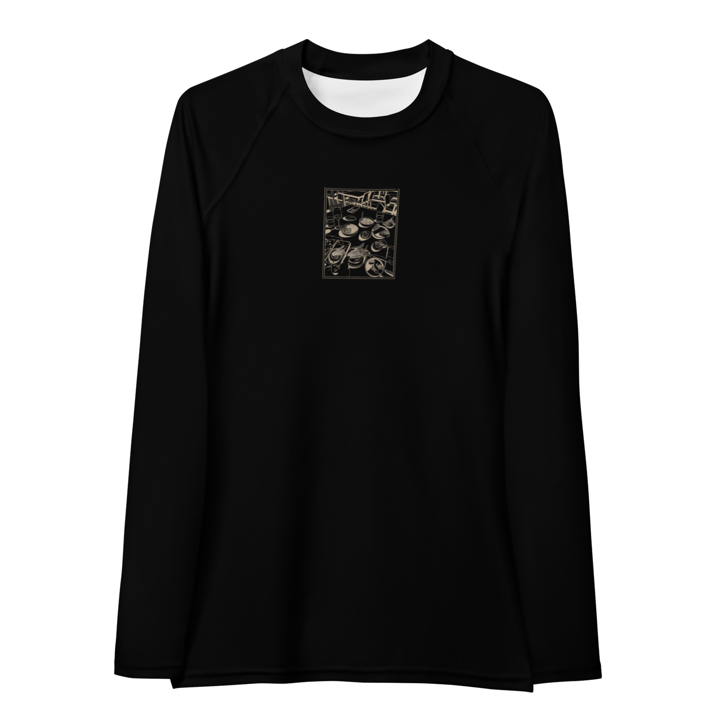 Women's Rashie - Dinner Black