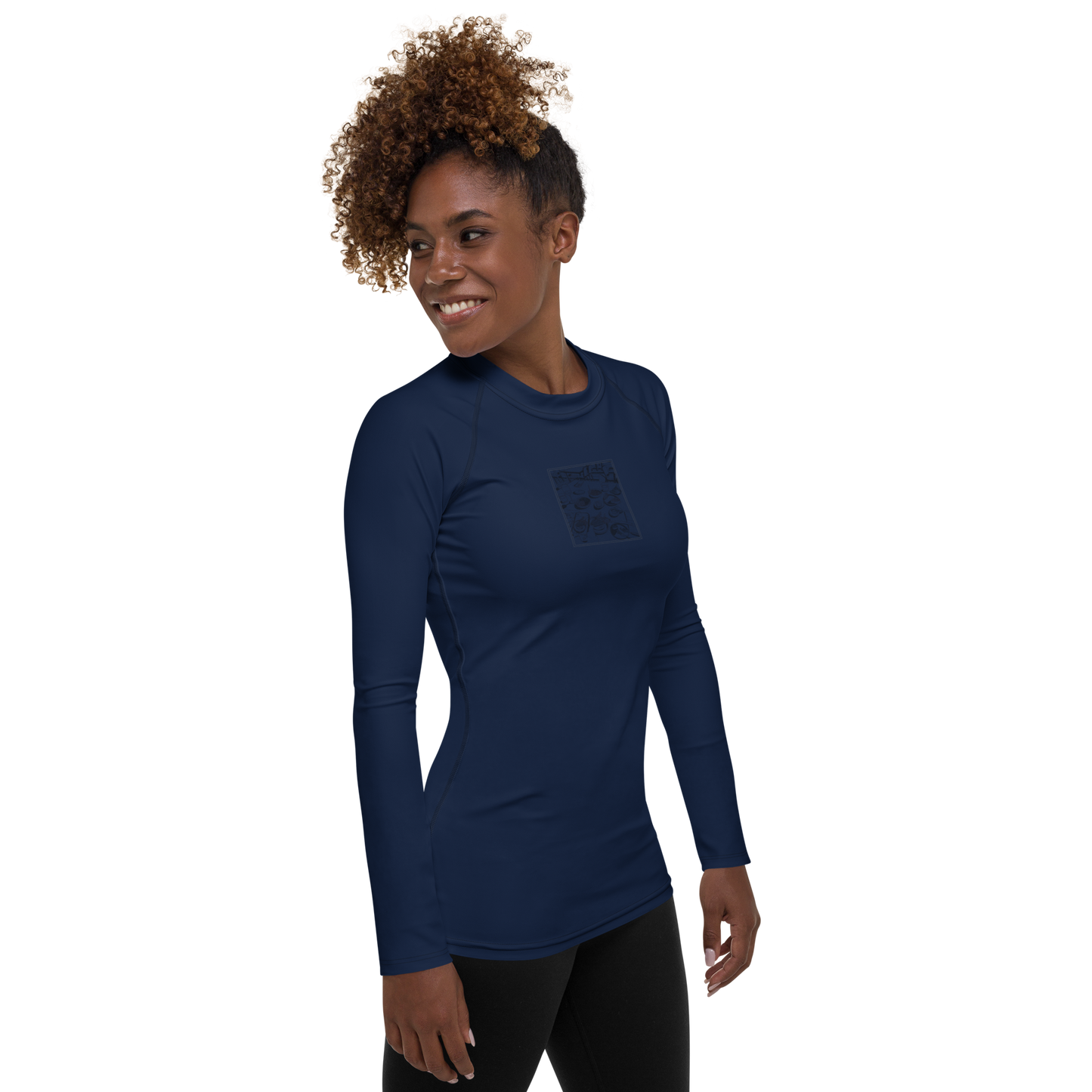 Women's Rashie - Dinner Navy Blue