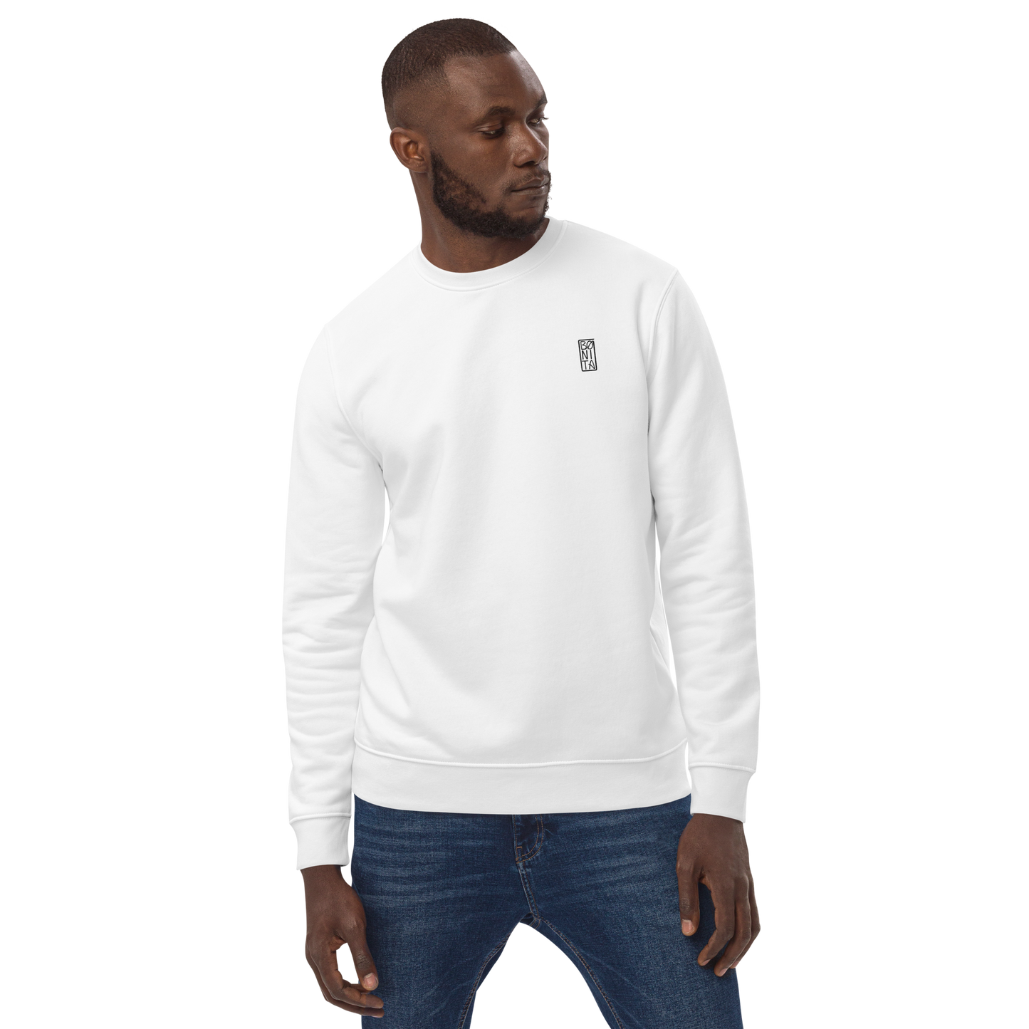 Bønita Unisex Sweatshirt - White