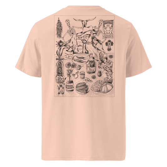 Karleth Cowboy Unisex T-shirt - Peach