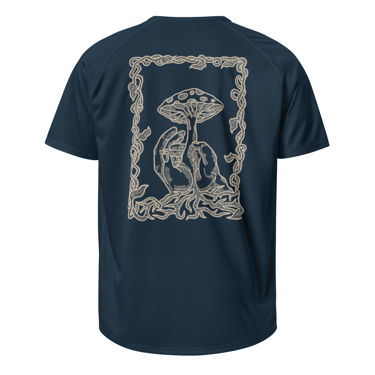 Sports t-shirt Unisex - Mushroom Navy